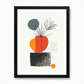 Abstract Plant Print Art Print