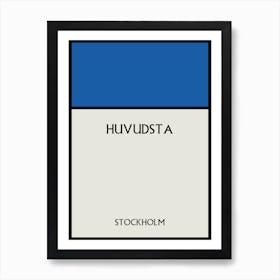 Huvudsta Stockholm Sweden Art Print