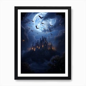 Bat Cave Realistic 8 Art Print