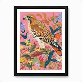 Spring Birds Red Tailed Hawk 3 Art Print
