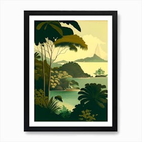 Mayreau Saint Vincent And The Grenadines Rousseau Inspired Tropical Destination Art Print