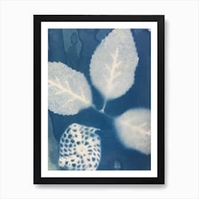 Leaves In Ink 1 Art Print