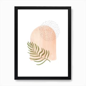 Watercolor Leaf Art Print