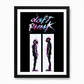 Daft Punk 10 Art Print