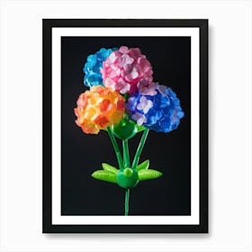 Bright Inflatable Flowers Hydrangea 2 Art Print
