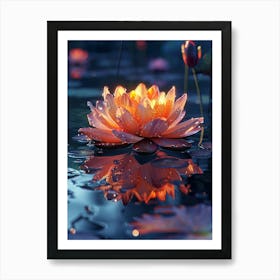 Lotus Flower Art Print