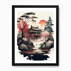 Japanese House Art Print