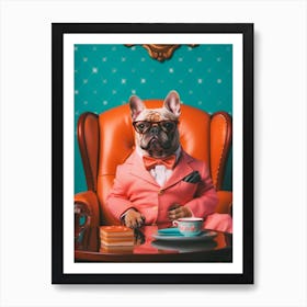 A French Bulldog Dog 7 Art Print