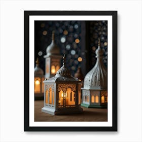 Islamic Lanterns 1 Art Print