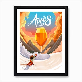 Apres Ski 2 Art Print