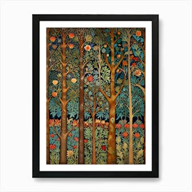 William Morris Forest Of Trees Art Print