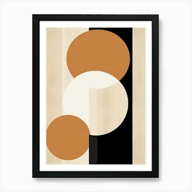 Rhapsody In Ivory Geometry Art Print