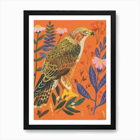 Spring Birds Golden Eagle Art Print
