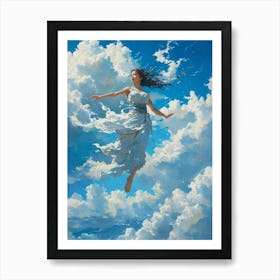 Angel In The Sky Art Print