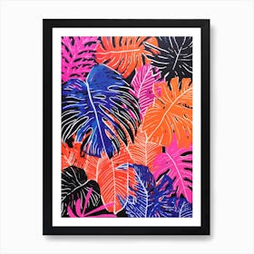 Tropical Leaves 11 Art Print