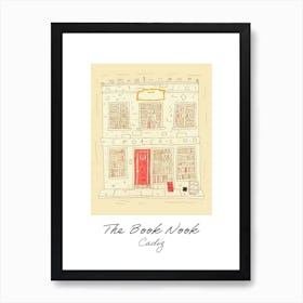 Cadiz The Book Nook Pastel Colours 2 Poster Art Print