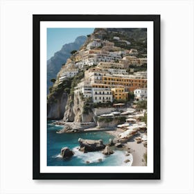 Summer In Positano Painting (17) 1 Art Print