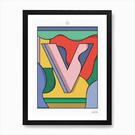 The Letter V Art Print