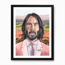 Keanu Reeves Art Print