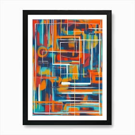 Abstract Painting 855 Art Print