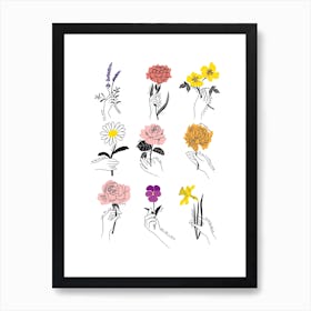 Say It With Flowers Art Print