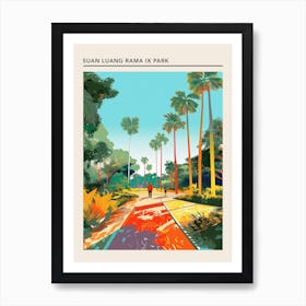 Suan Luang Rama Ix Park Bangkok Thailand 3 Art Print