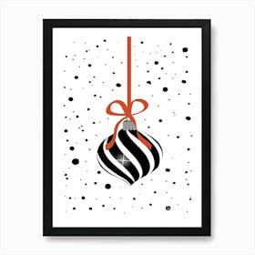 Nordic Xmas Ornament Art Print