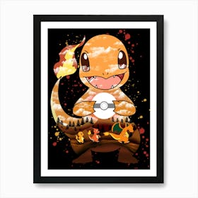 Fire Evolution Art Print