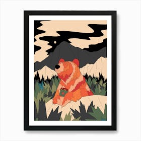 The Coffee Bear Art Print