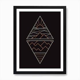 Earth Air Fire And Water Art Print