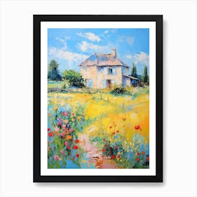 French Country House Art Print