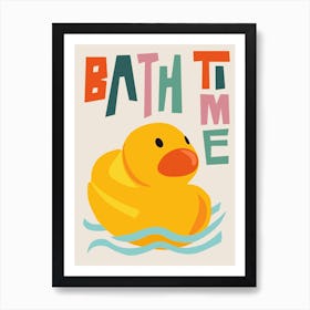 Bath Time Art Print