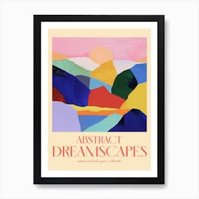Abstract Dreamscapes Landscape Collection 53 Art Print