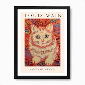 Louis Wain, Kaleidoscope Cats Poster 23 Art Print