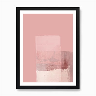 Abstract Pink1 Art Print