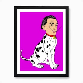 Salvador Dalmation Art Print