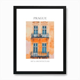 Prague Travel And Architecture Poster 4 Art Print