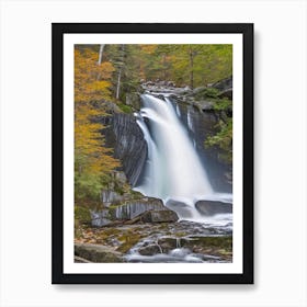 Yarmouth Falls, United States Realistic Photograph (2) Art Print