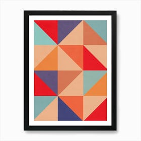 Geometric Shapes - PR01 Art Print