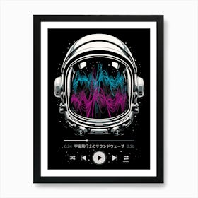 Soundtrack Neon - Astronaut Art Print