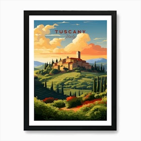 Capri Italy Travel Poster 3 Art Print