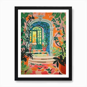 Dumbarton Oaks Gardens Usa Painting 6 Art Print