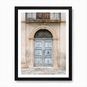 Blue Door In Italy Art Print