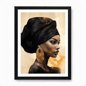 African Woman 11 Art Print