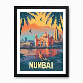 Mumbai Travel Poster Art Print