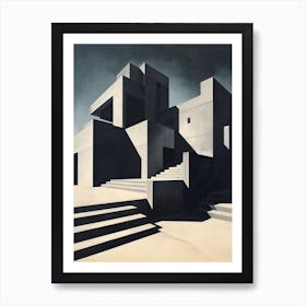 Modern Architecture Minimalist 10 Art Print