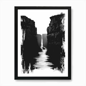 Waterfall 5 Art Print