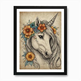 Unicorn 7 Art Print