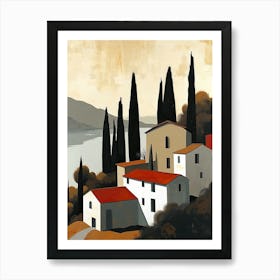 Cinque Terre Charm: Coastal Retreats in Monterosso, Italy Art Print