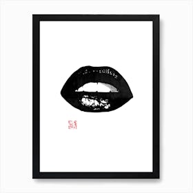 Lips Art Print